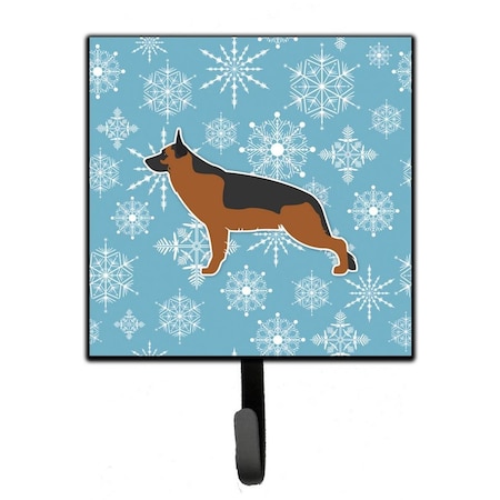 Micasa Winter Snowflake German Shepherd Leash or Key Holder MI626914